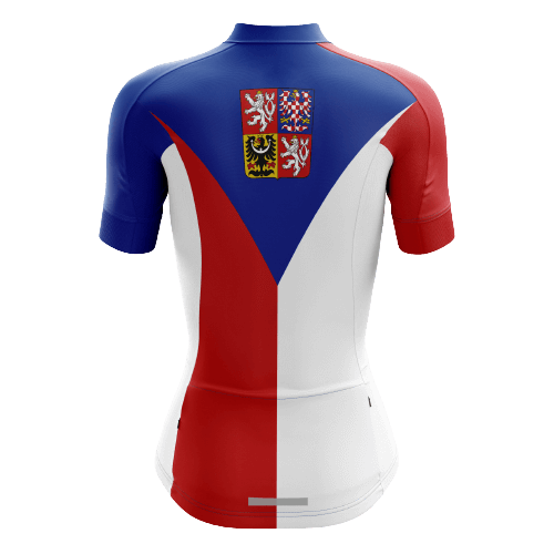 Women's cycling jersey with Czech Republic emblem. | Cycling Supreme