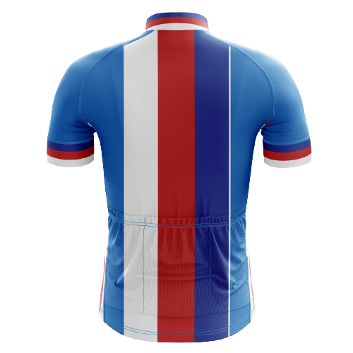 Czech Republic Flag Stripes men's cycling jersey, bold stripes | Cycling Supreme