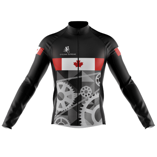 Cycling Jersey Long Sleeve Canada Crank Mens