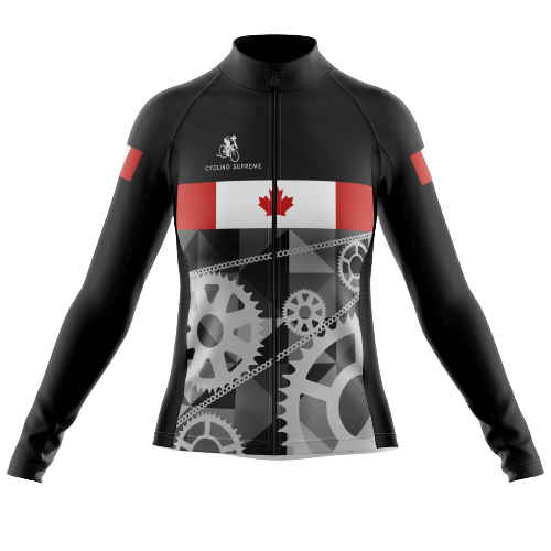 Long Sleeve Cycling Jersey Canada Crank Womens-Cycling Supreme