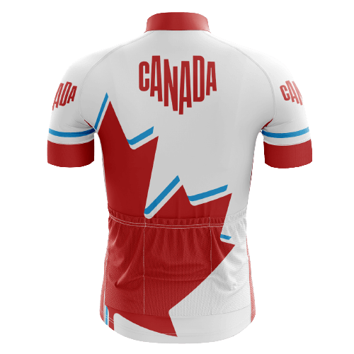 Canada Leaf men's cycling jersey, maple leaf design | Cycling Supreme