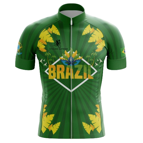 Brazil Green Men's Cycling Jersey | Cycling Supreme