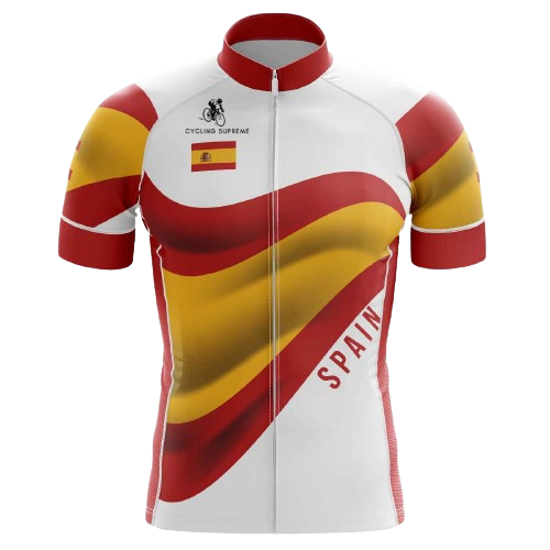 Spain Flag Men s Cycling Jersey Cycling Supreme