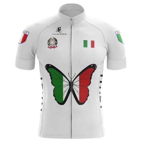 Cycling Jersey Italy Butterfly Mens