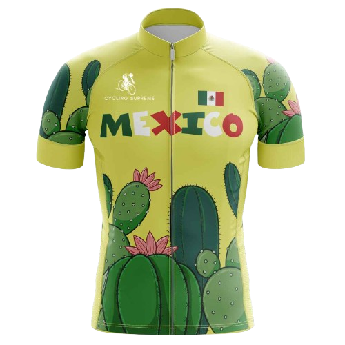 Mexico Desert men's cycling jersey, vibrant desert theme | Cycling Supreme