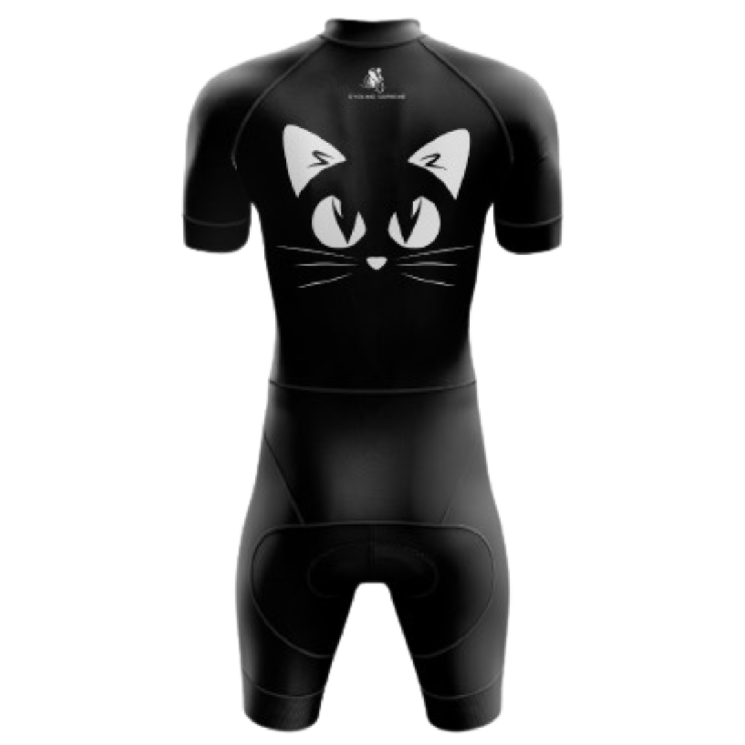 Black Cat Men's Triathlon Suit | Cycling Supreme