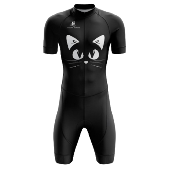 Black Cat Men's Triathlon Suit | Cycling Supreme