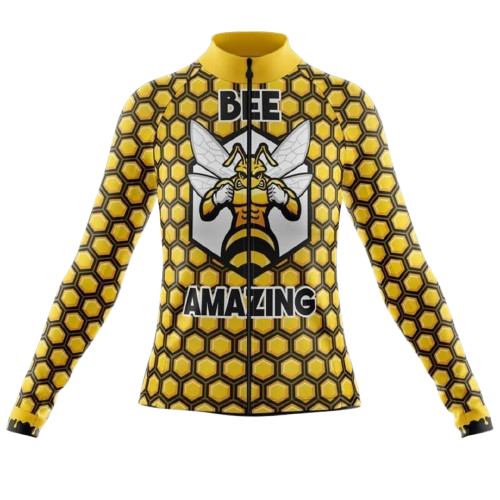 Bee Amazing III Long Sleeve Cycling Jersey For Women | Cycling Supreme