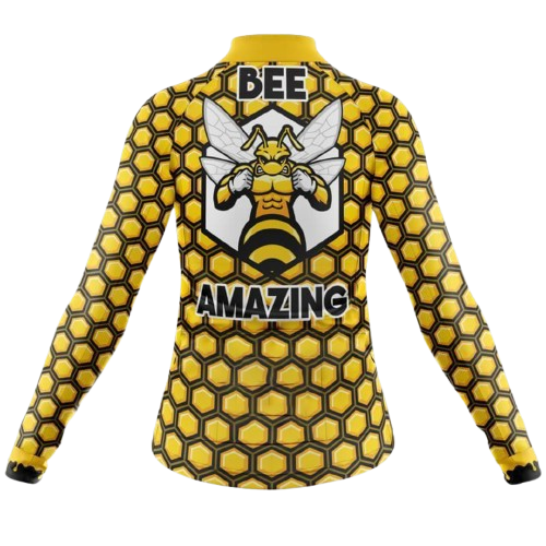 Bee Amazing III Long Sleeve Cycling Jersey For Women | Cycling Supreme