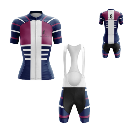 Cycling Kit Striped Womens