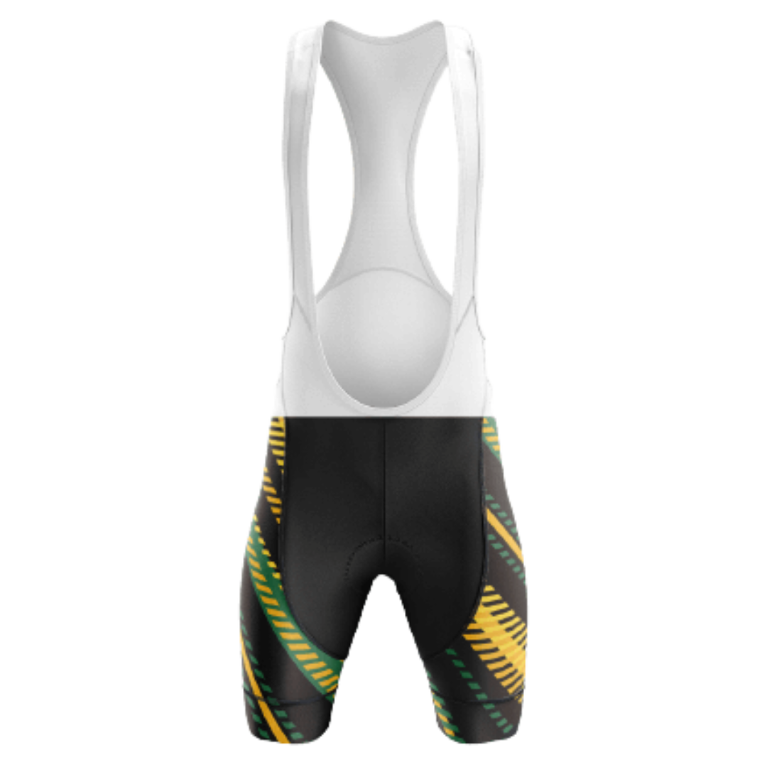 Digital Stripes Bib Shorts featuring a modern digital stripe design and breathable material for a stylish and comfortable fit. | Cycling Supreme
