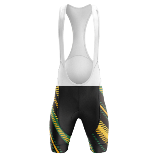 Digital Stripes Bib Shorts featuring a modern digital stripe design and breathable material for a stylish and comfortable fit. | Cycling Supreme