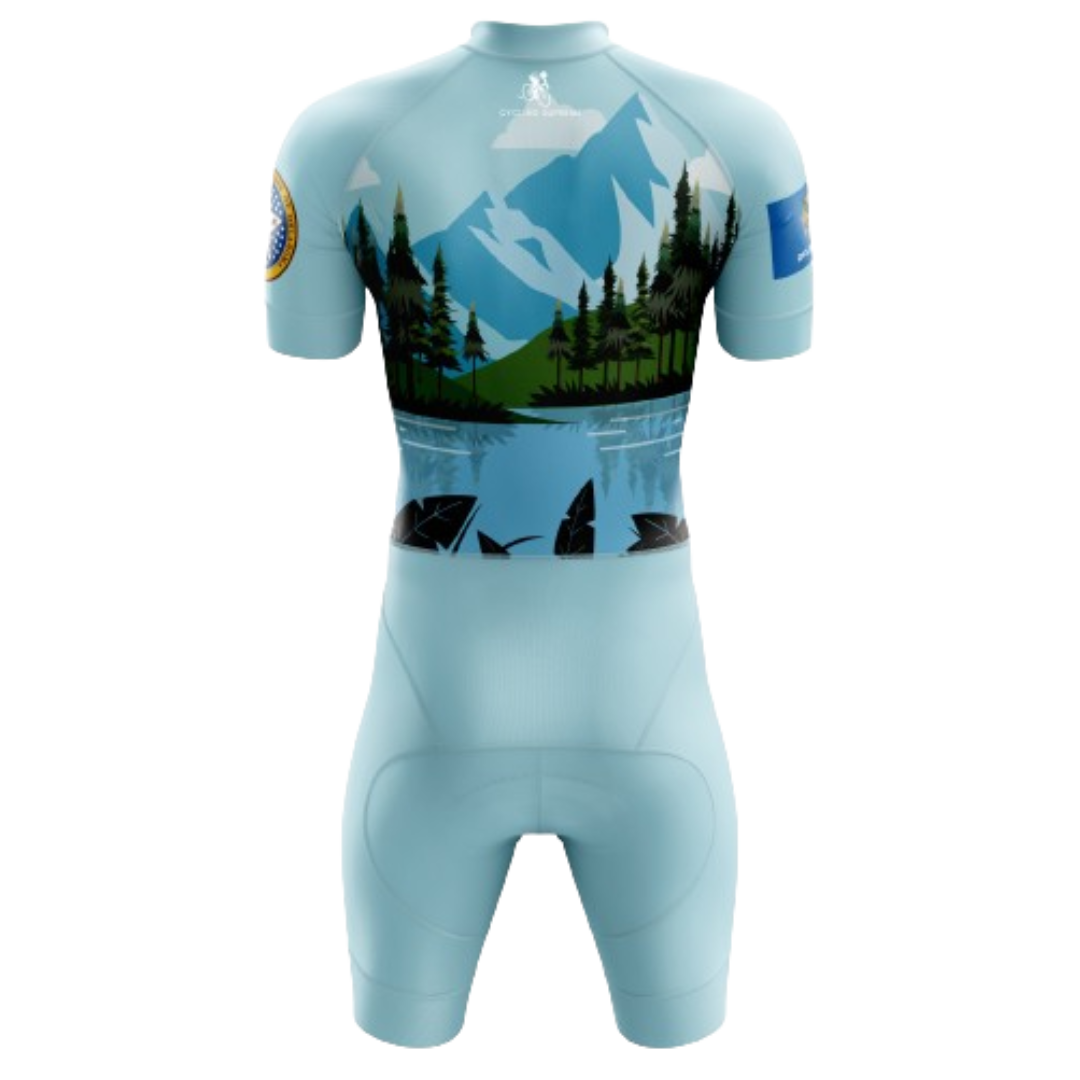 Mountain life triathlon suit for men. | Cycling Supreme