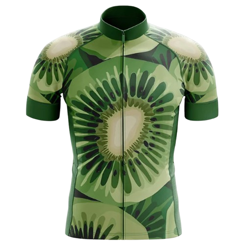 Stylish and upgraded Kiwi-themed cycling jersey with a fresh and dynamic look. | Cycling Supreme