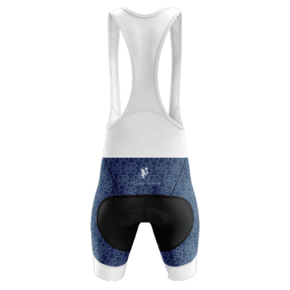 North Carolina Bib Shorts featuring a design inspired by North Carolina and breathable fabric for a stylish and comfortable fit. | Cycling Supreme