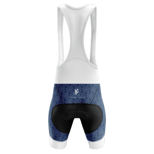 North Carolina Bib Shorts featuring a design inspired by North Carolina and breathable fabric for a stylish and comfortable fit. | Cycling Supreme