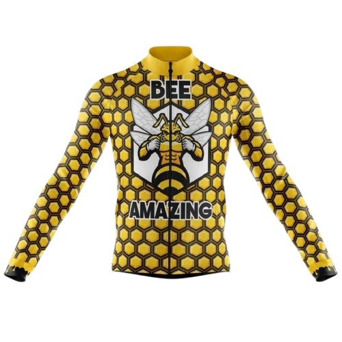Bee Amazing III Long Sleeve Cycling Jersey For Men | Cycling Supreme