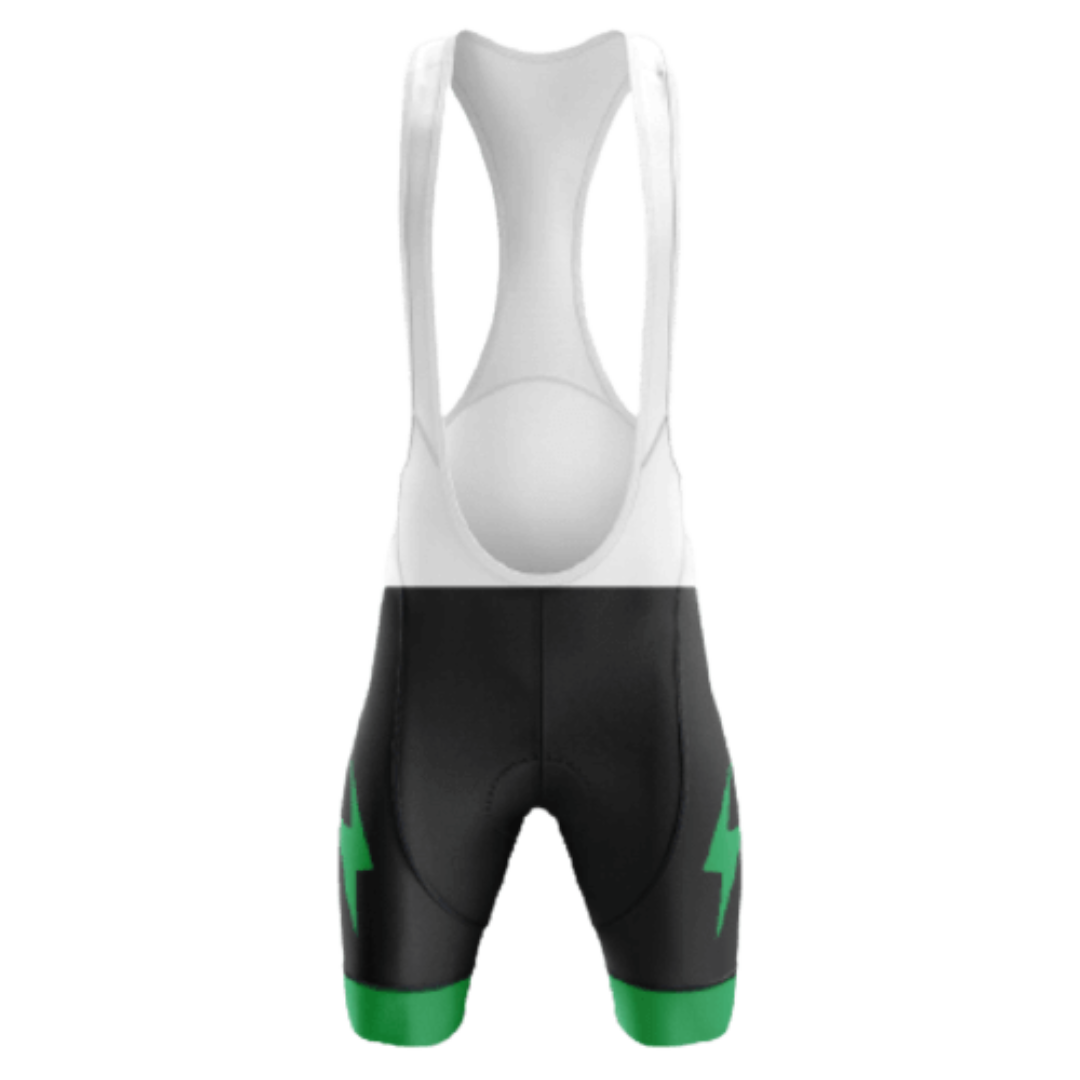 I Am Not Slow, I Am On Energy Saving Mode Bib Shorts with a humorous design and breathable material for a comfortable fit. | Cycling Supreme