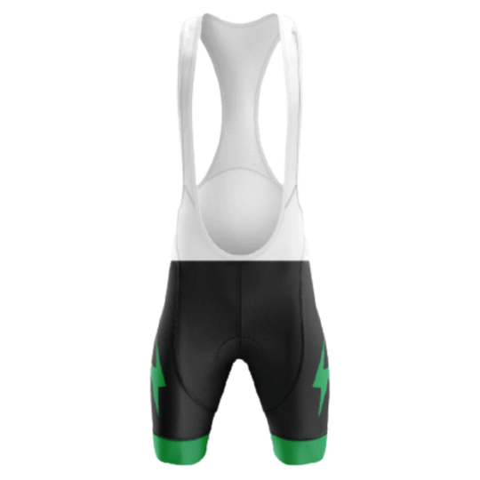 I Am Not Slow, I Am On Energy Saving Mode Bib Shorts with a humorous design and breathable material for a comfortable fit. | Cycling Supreme