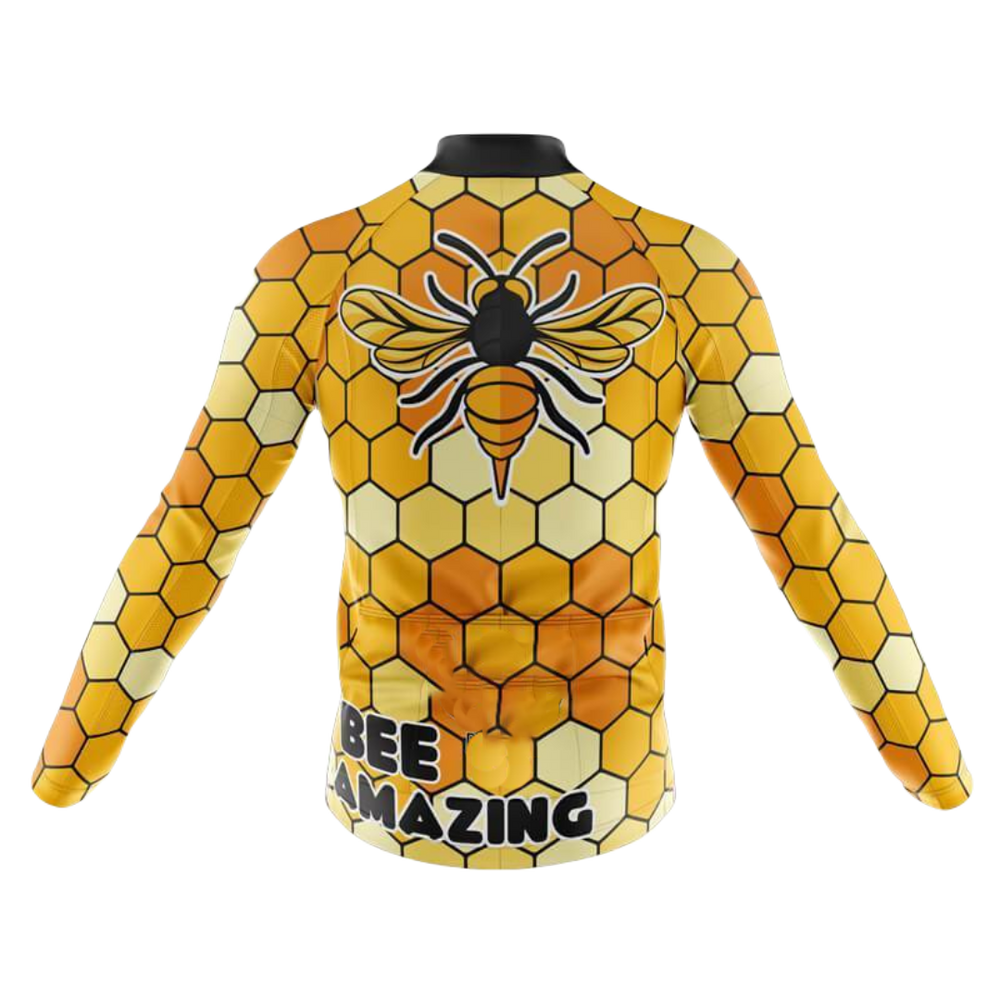 Bee Amazing II  Long Sleeve Cycling Jersey For Men | Cycling Supreme