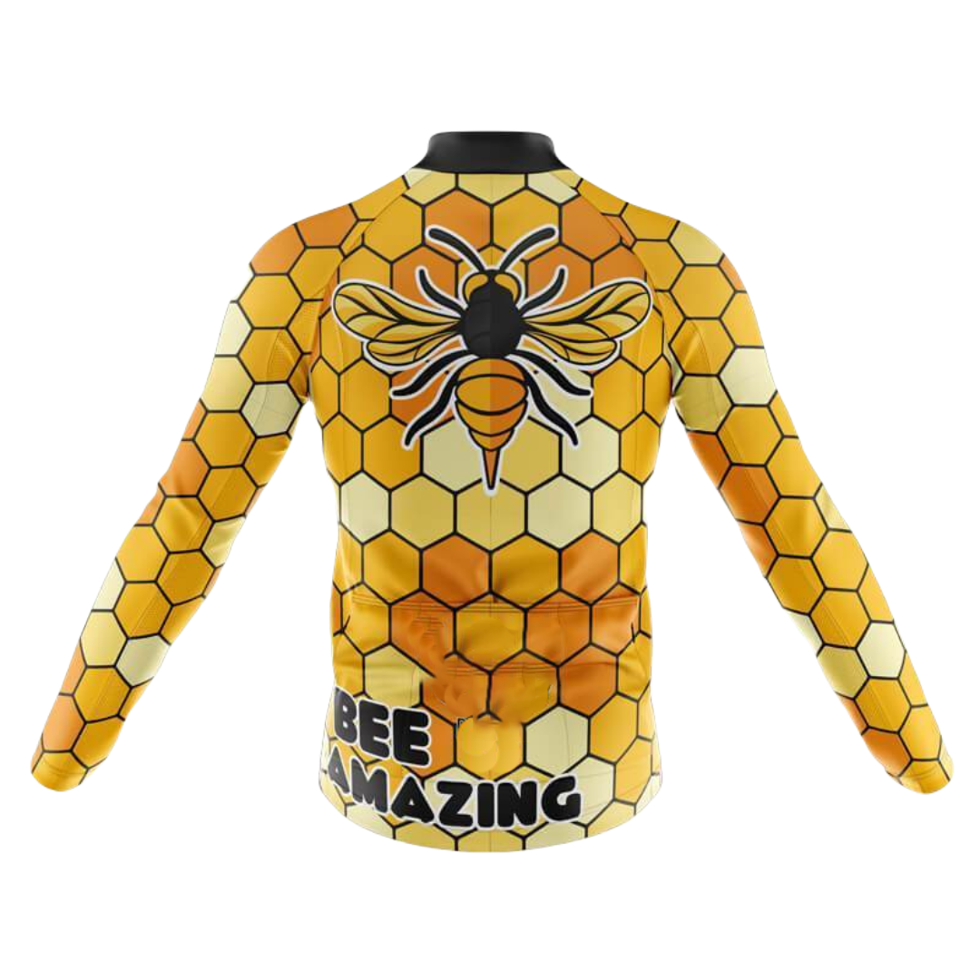 Bee Amazing II  Long Sleeve Cycling Jersey For Men | Cycling Supreme