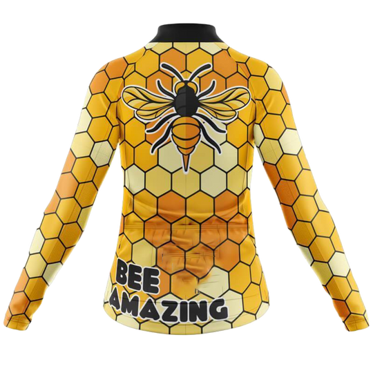 Bee Amazing II Long Sleeve Cycling Jersey For Women | Cycling Supreme