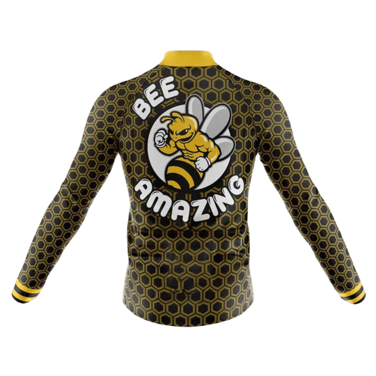 Bee Amazing Long Sleeve Cycling Jersey For Men | Cycling Supreme