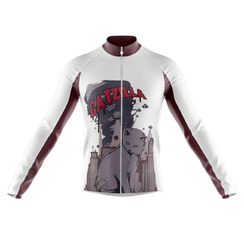 Catzilla Long Sleeve Cycling Jersey For Men | Cycling Supreme