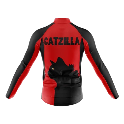 Catzilla II Long Sleeve Cycling Jersey For Men | Cycling Supreme