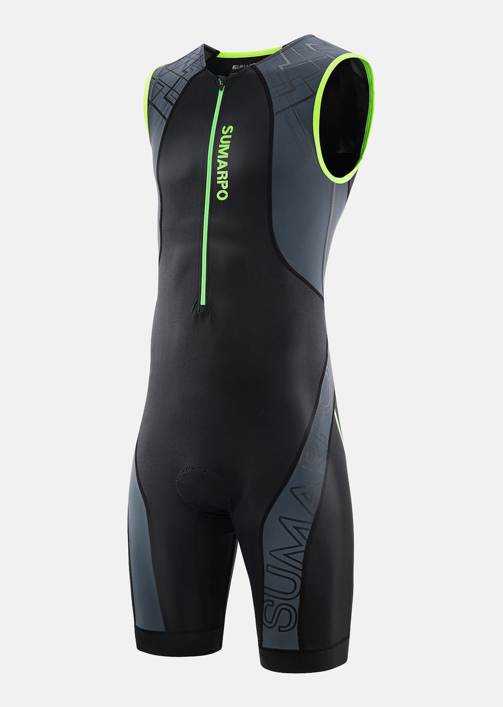 Hybrid Sleeveless Triathlon Suit For Men | Cycling Supreme