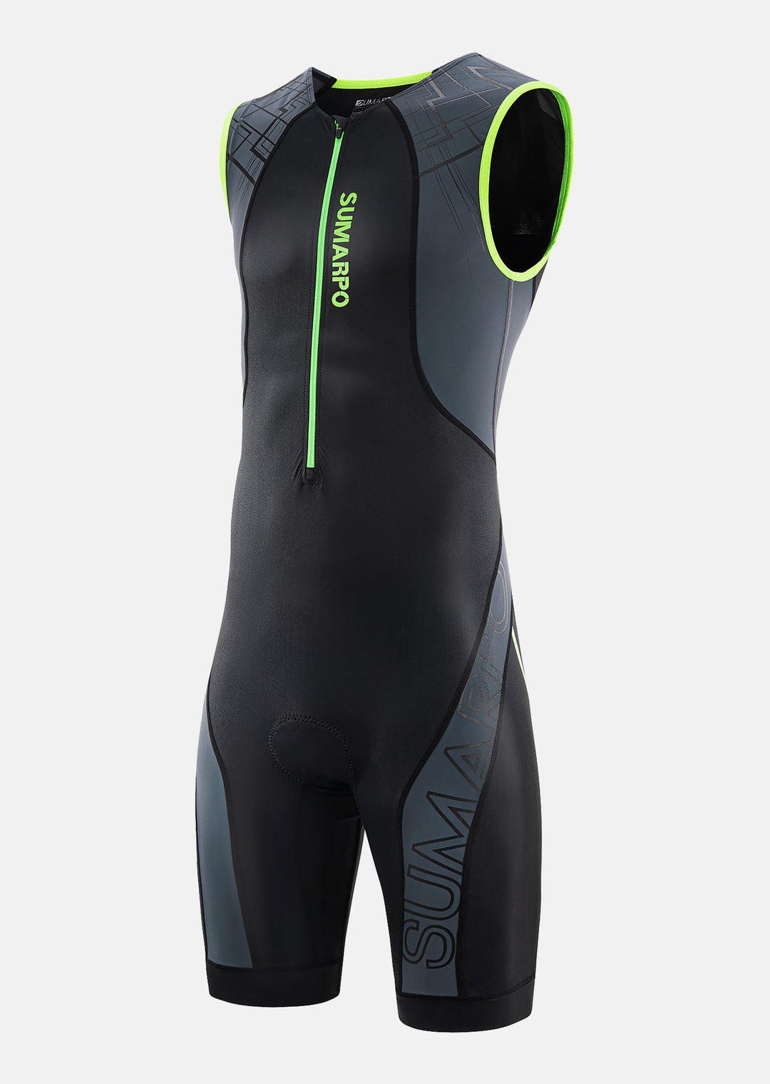 Hybrid Sleeveless Triathlon Suit For Men | Cycling Supreme