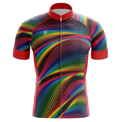Neon Stripes Men's Cycling Jersey | Cycling Supreme