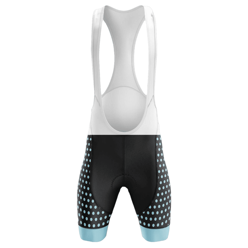 Blue Polka Dot Bib Shorts | Cycling Supreme