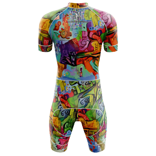 Color rush triathlon suit for men. | Cycling Supreme