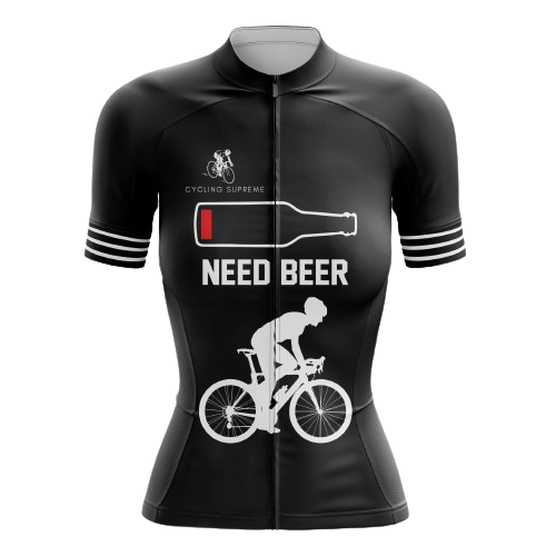 Women's cycling jersey with beer theme. | Cycling Supreme