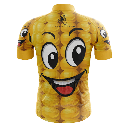 Smiley Face men's cycling jersey, cheerful and bright | Cycling Supreme