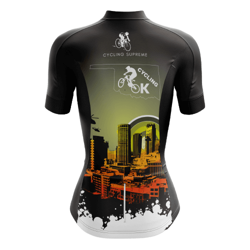 Women's Nighttime Ride cycling jersey with a sleek design featuring nighttime themes and breathable fabric for a comfortable and stylish ride. | Cycling Supreme