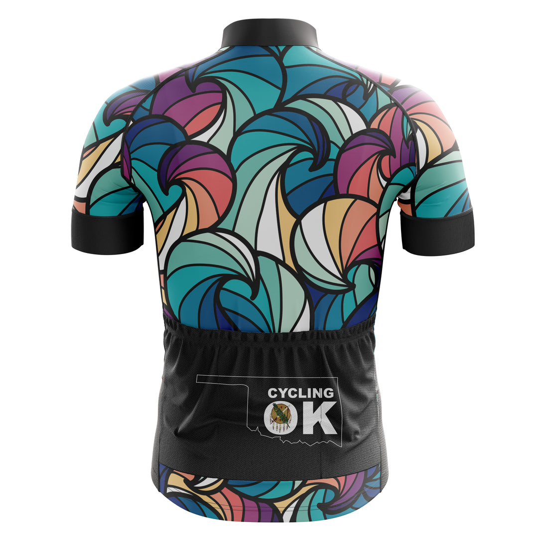 Color Waves Men's Cycling Jersey | Cycling Supreme