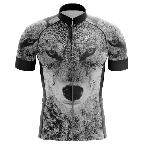 Wolf men's cycling jersey, fierce and wild | Cycling Supreme