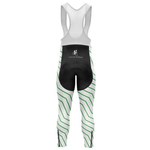 Thanksgiving Green Wave Cycling Pants | Cycling Supreme