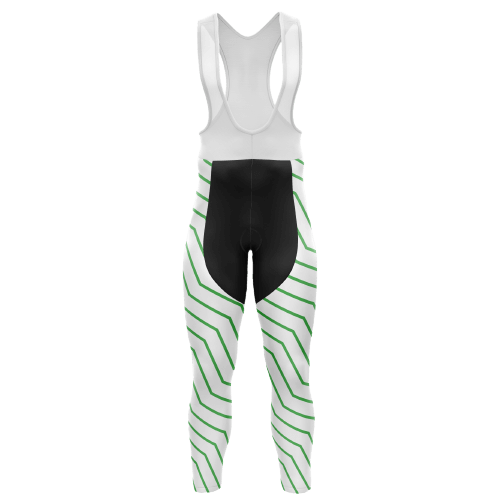 Thanksgiving Green Wave Cycling Pants | Cycling Supreme