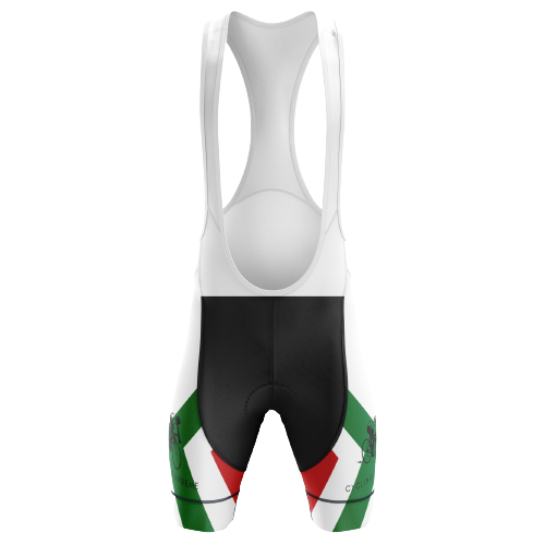 Bib Shorts Italy Flag Unisex