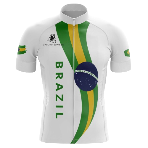 Brazil Flag Men s Cycling Jersey Cycling Supreme