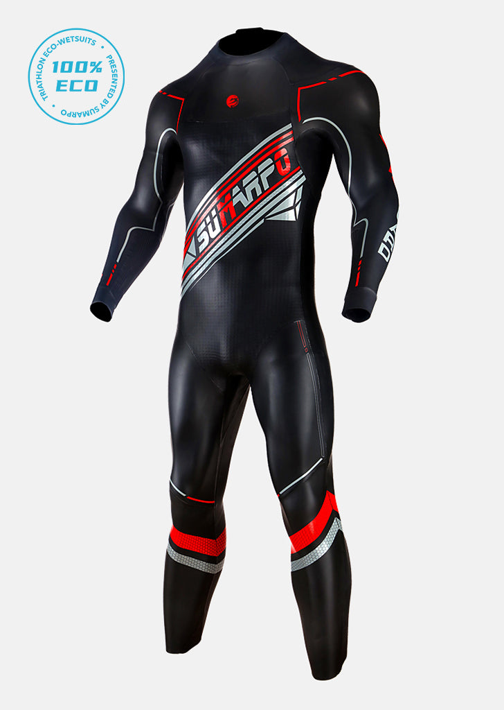 A men's full-body eco triathlon wetsuit focused on balance and speed. | Cycling Supreme