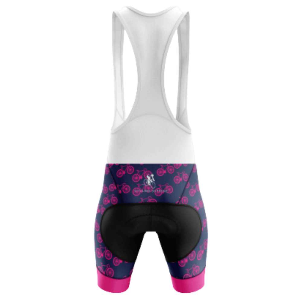 Pink Bike Womens cycling jersey featuring a playful pink bike graphic and breathable fabric for a fun and comfortable ride. | Cycling Supreme