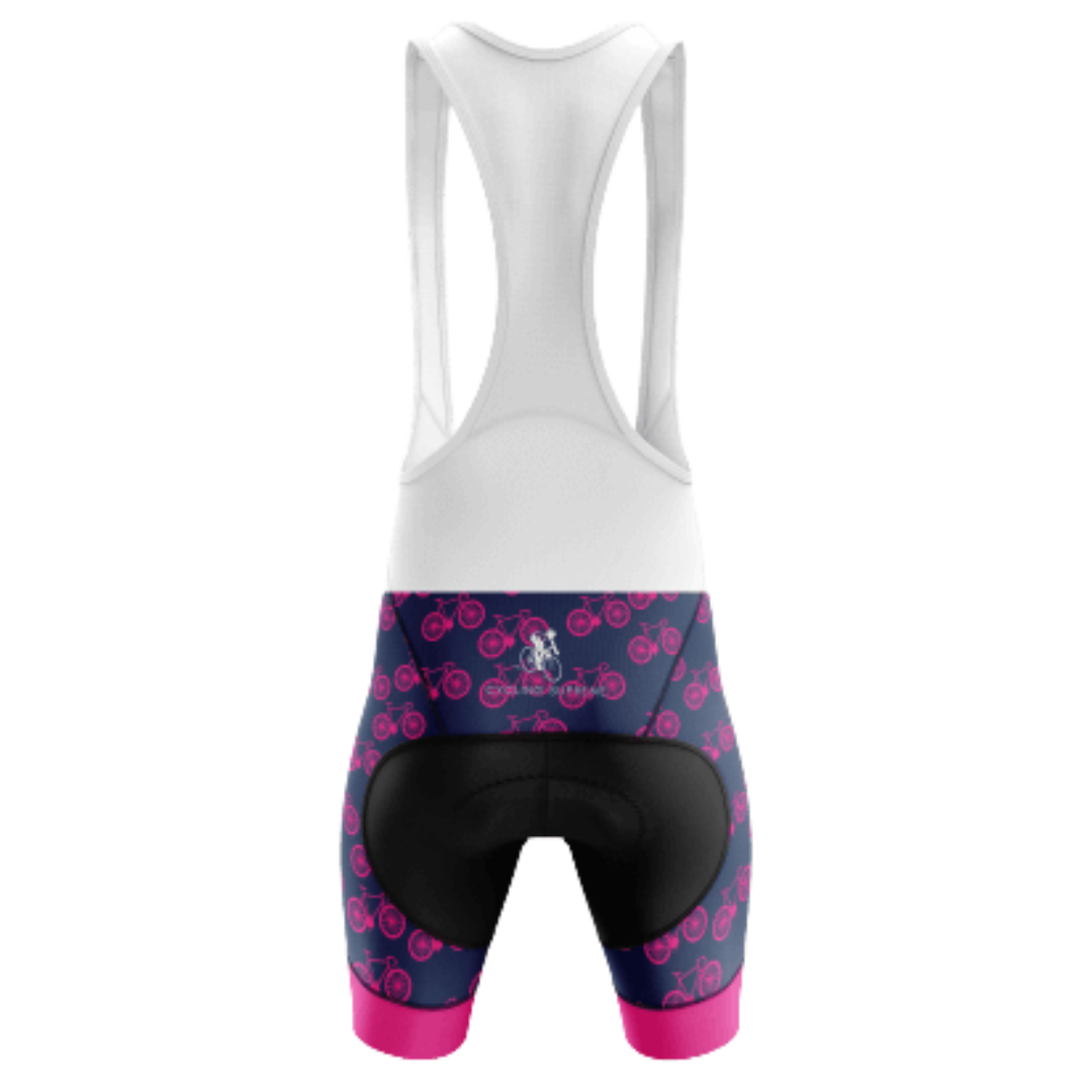 Pink Bike Womens cycling jersey featuring a playful pink bike graphic and breathable fabric for a fun and comfortable ride. | Cycling Supreme
